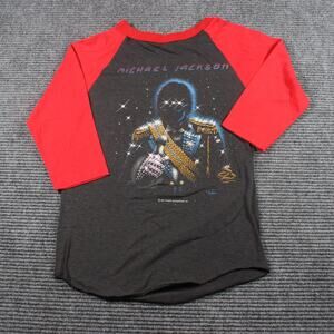 1984 Michael Jackson Victory Tour Raglan Tee Pepsi ©Triumph (S/M)